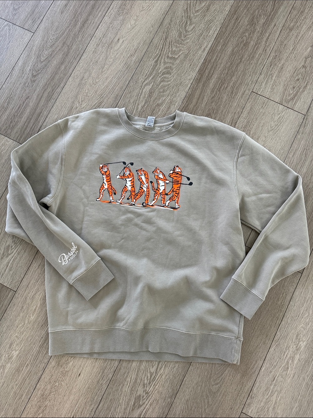 Barstool sports tiger swing sweatshirt size XL